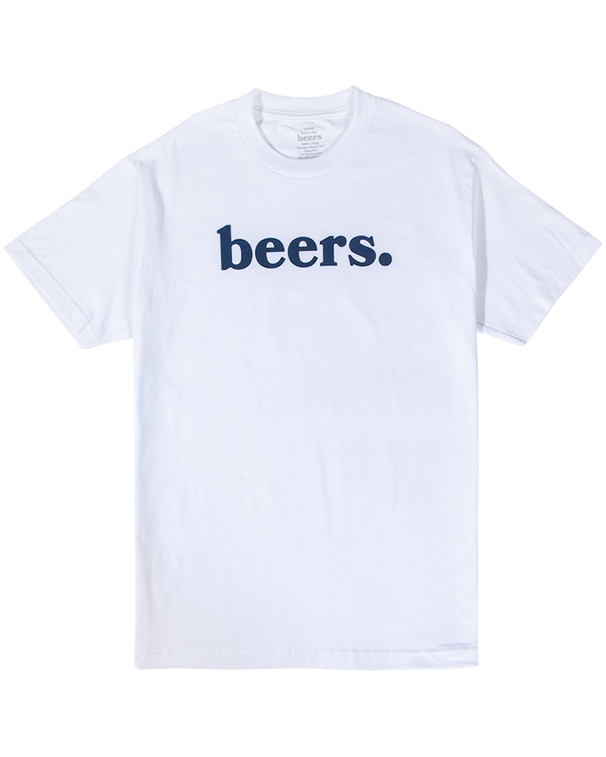 Beers Logo Tee, White