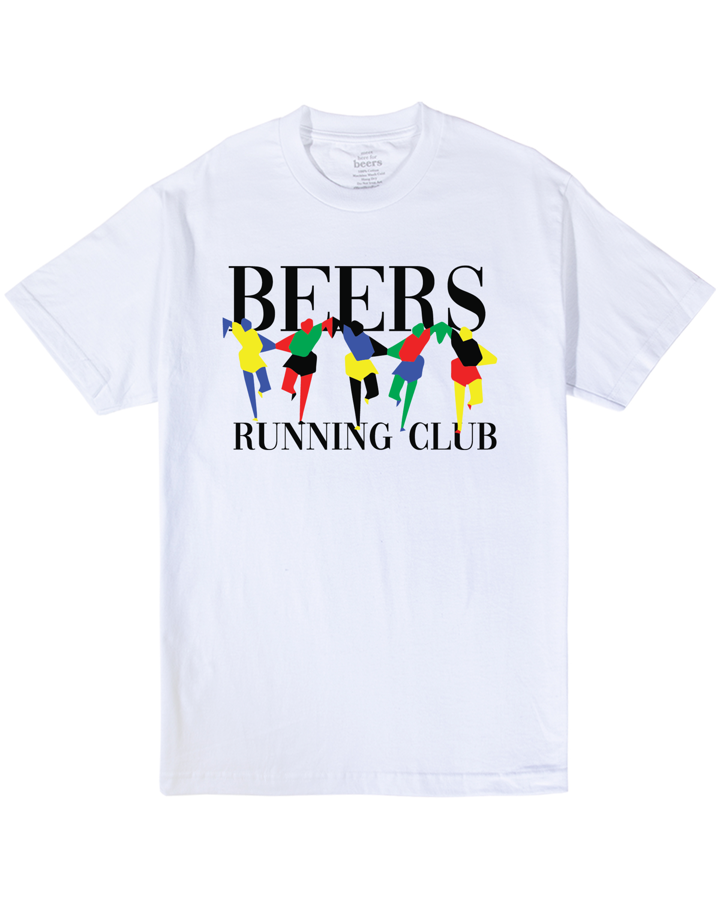 RUN FOR IT TEE, WHITE