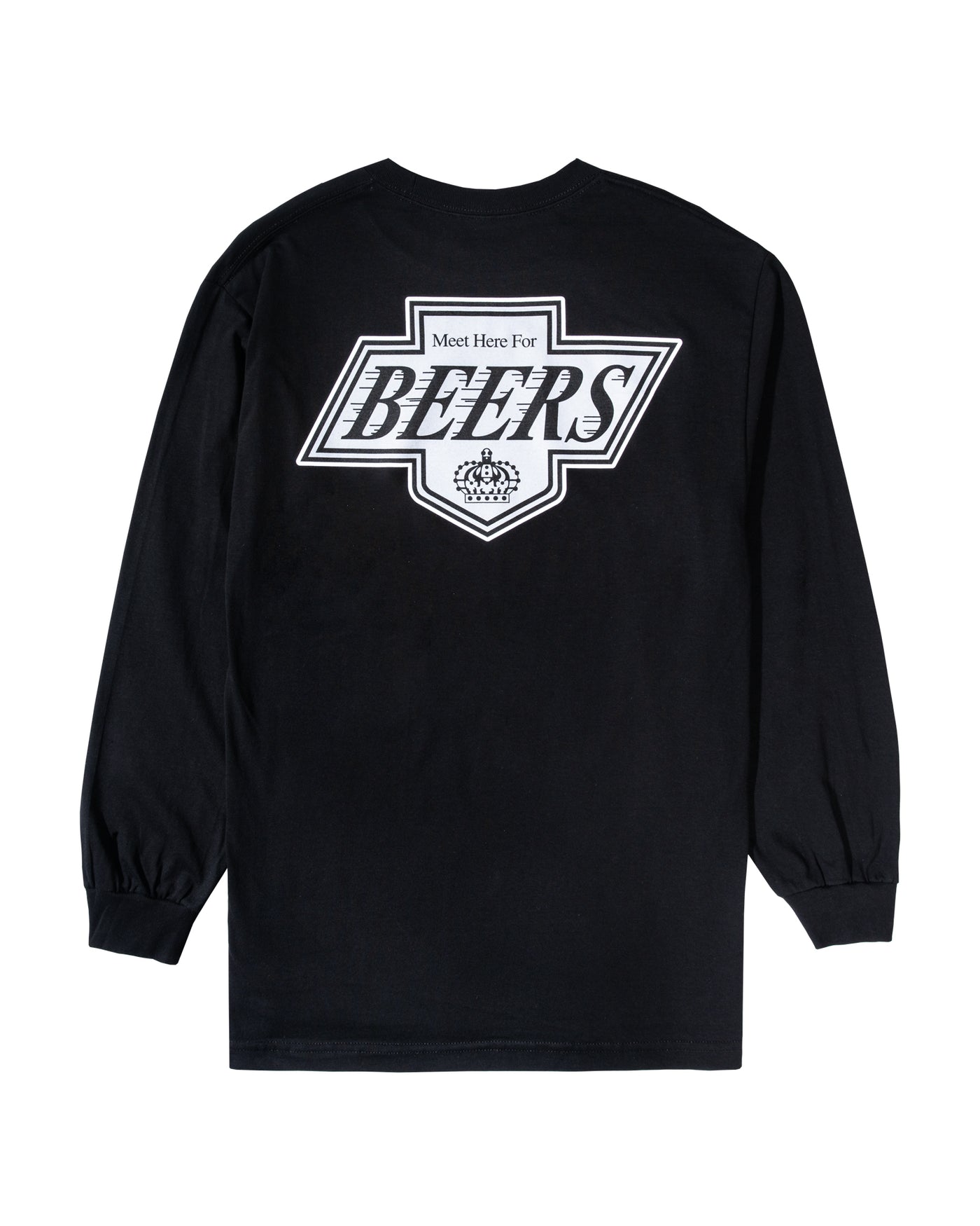 PUCKED UP LONGSLEEVE TEE, BLACK