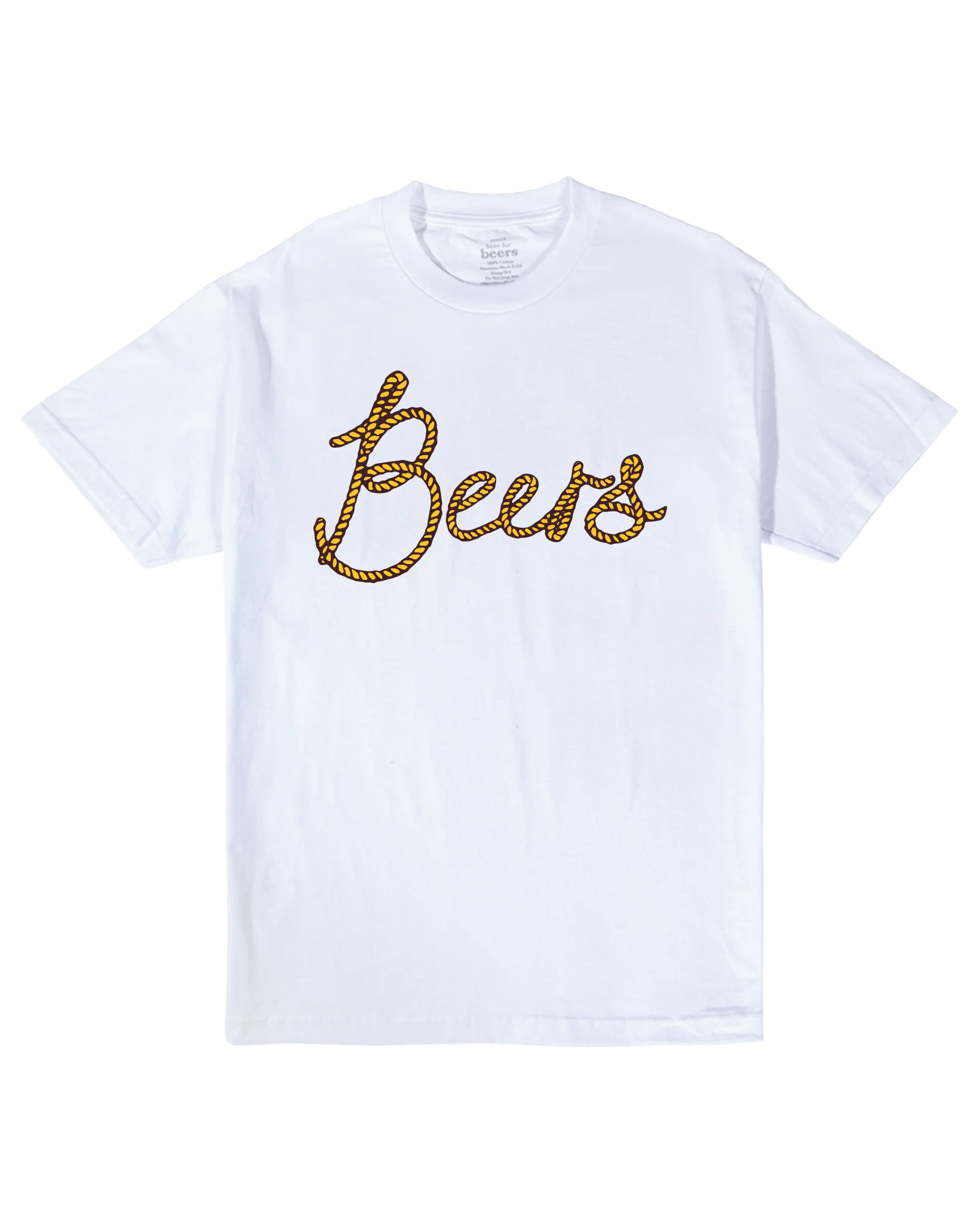 Beers Lasso Tee, White