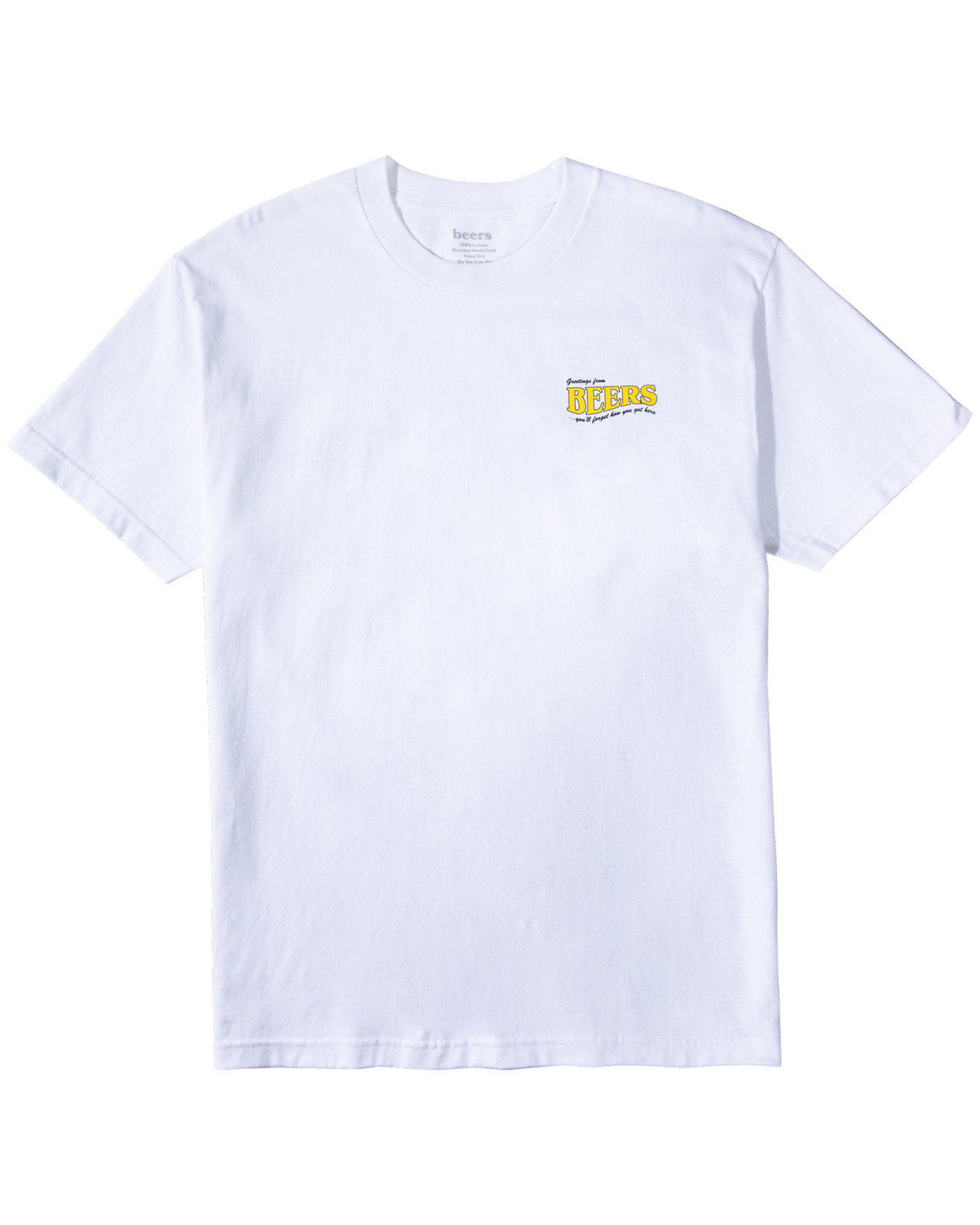 POSTCARD TEE, WHITE