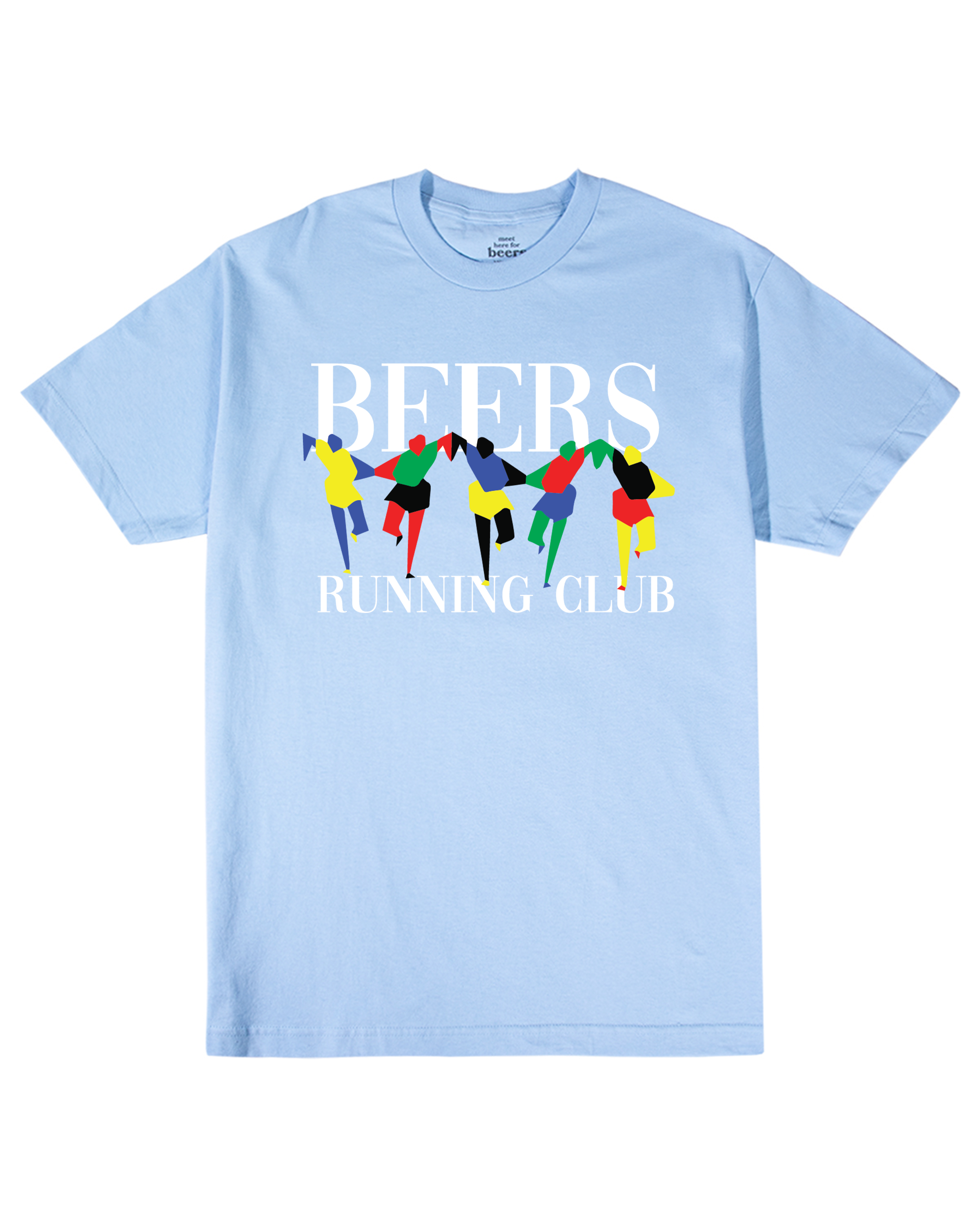 RUN FOR IT TEE, LIGHT BLUE