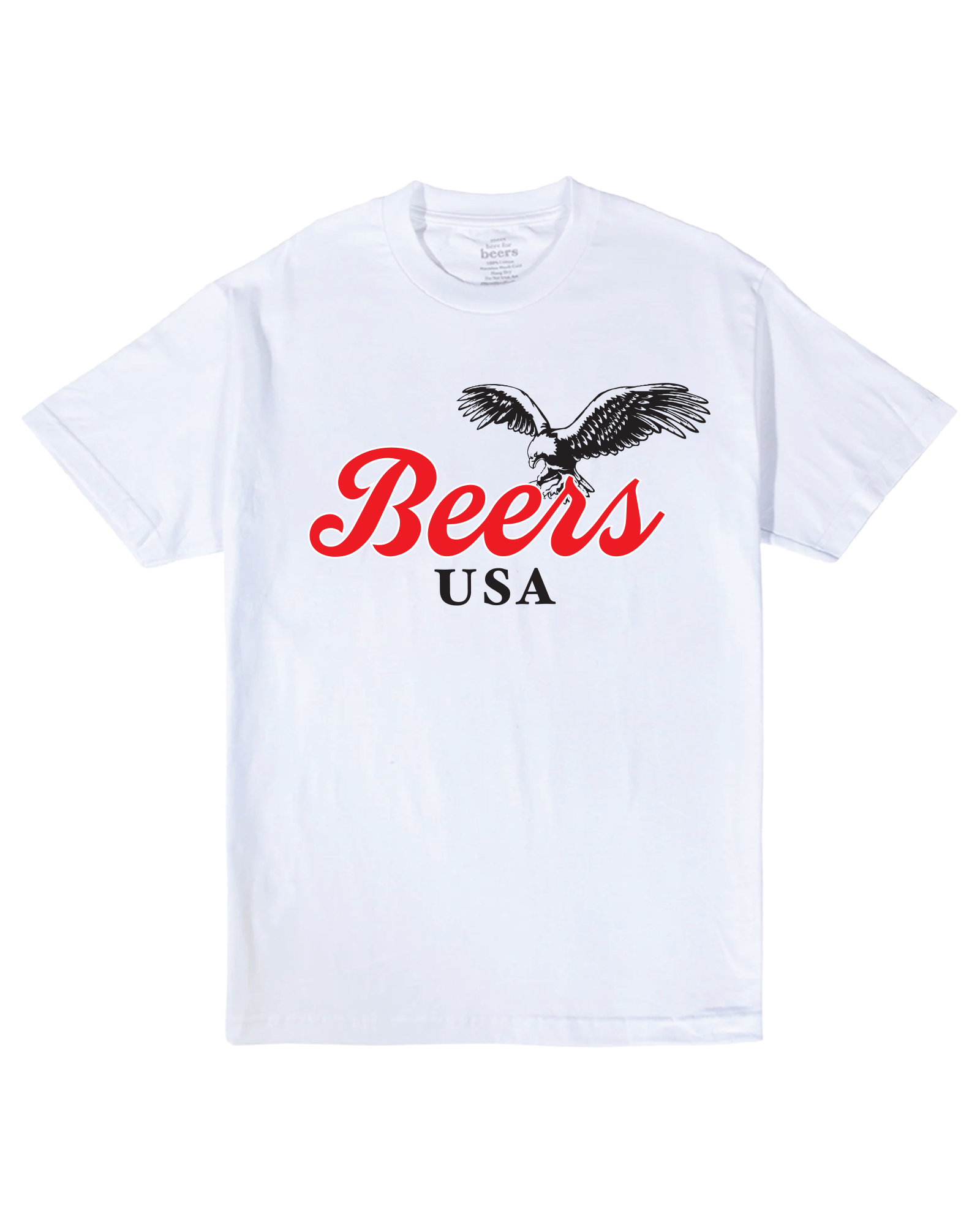 Beers USA Tee, White