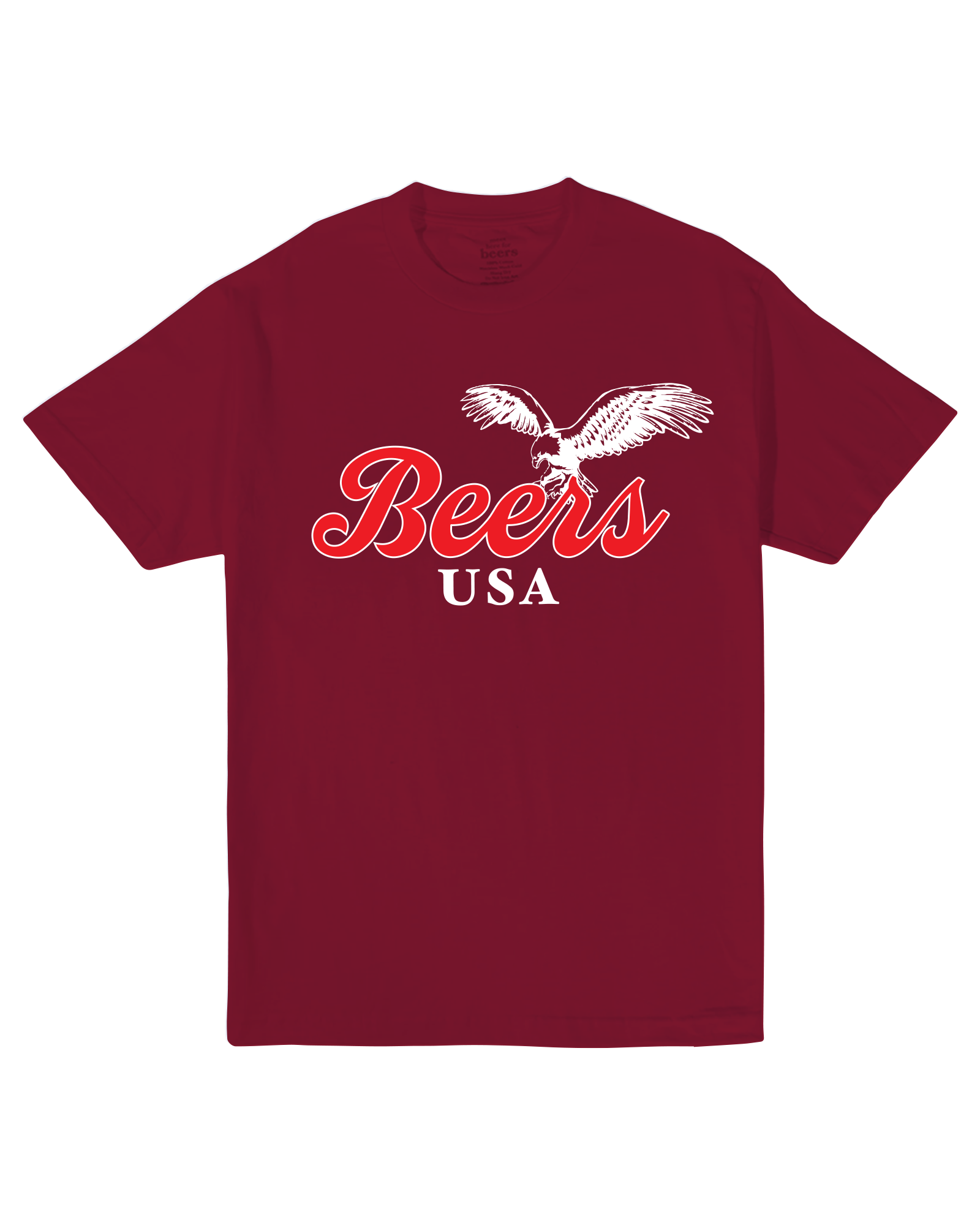 Beers USA Tee, Red