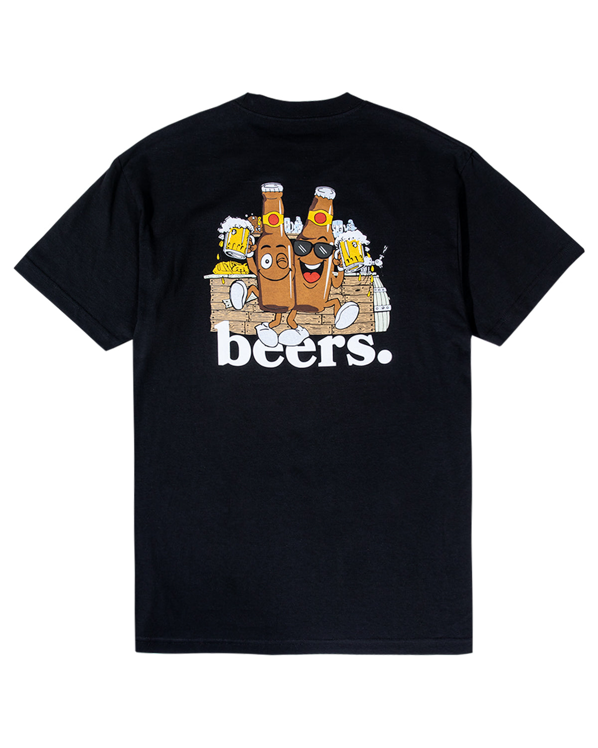 BEER BUDS TEE, BLACK