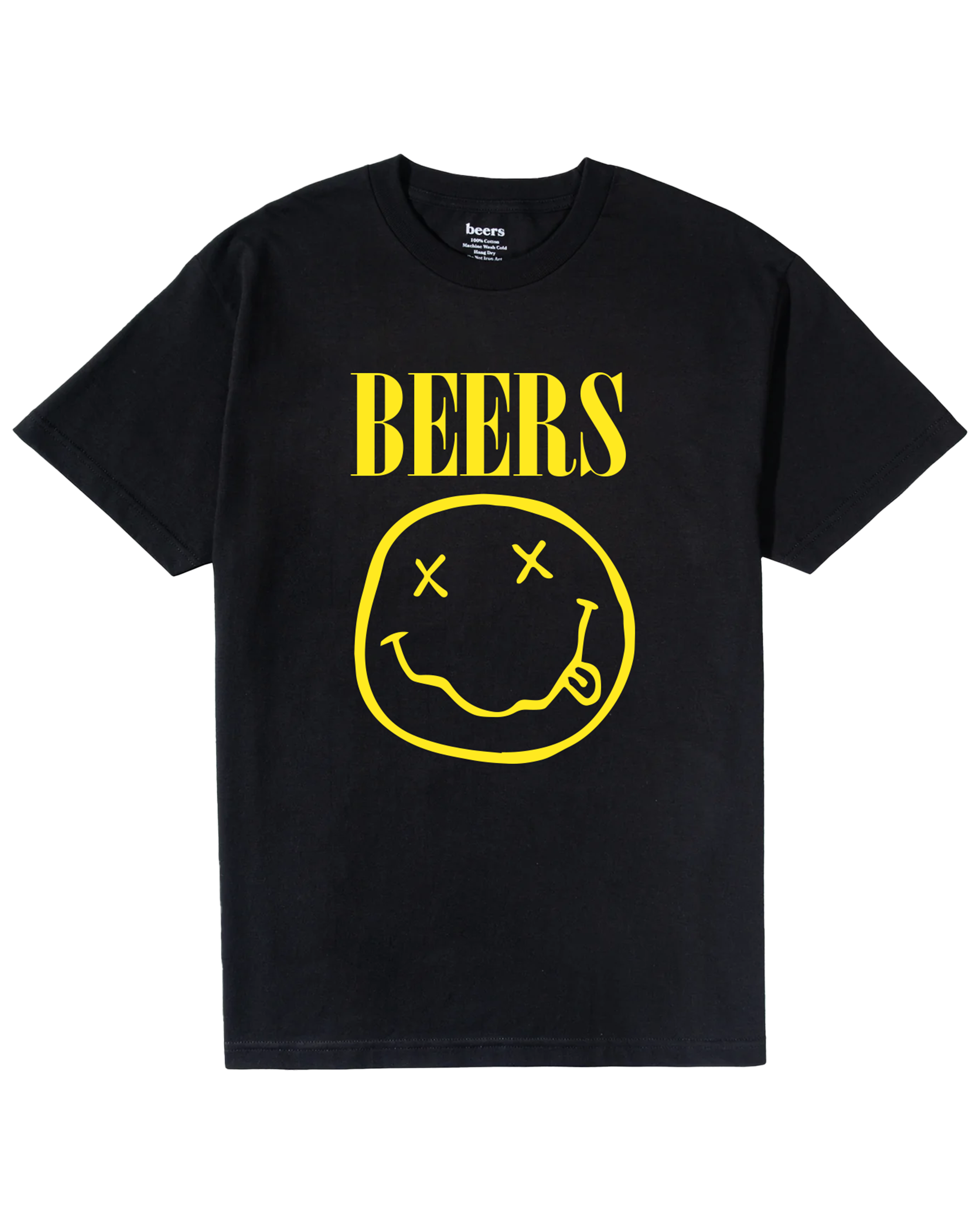 Beers Band Tee, Black