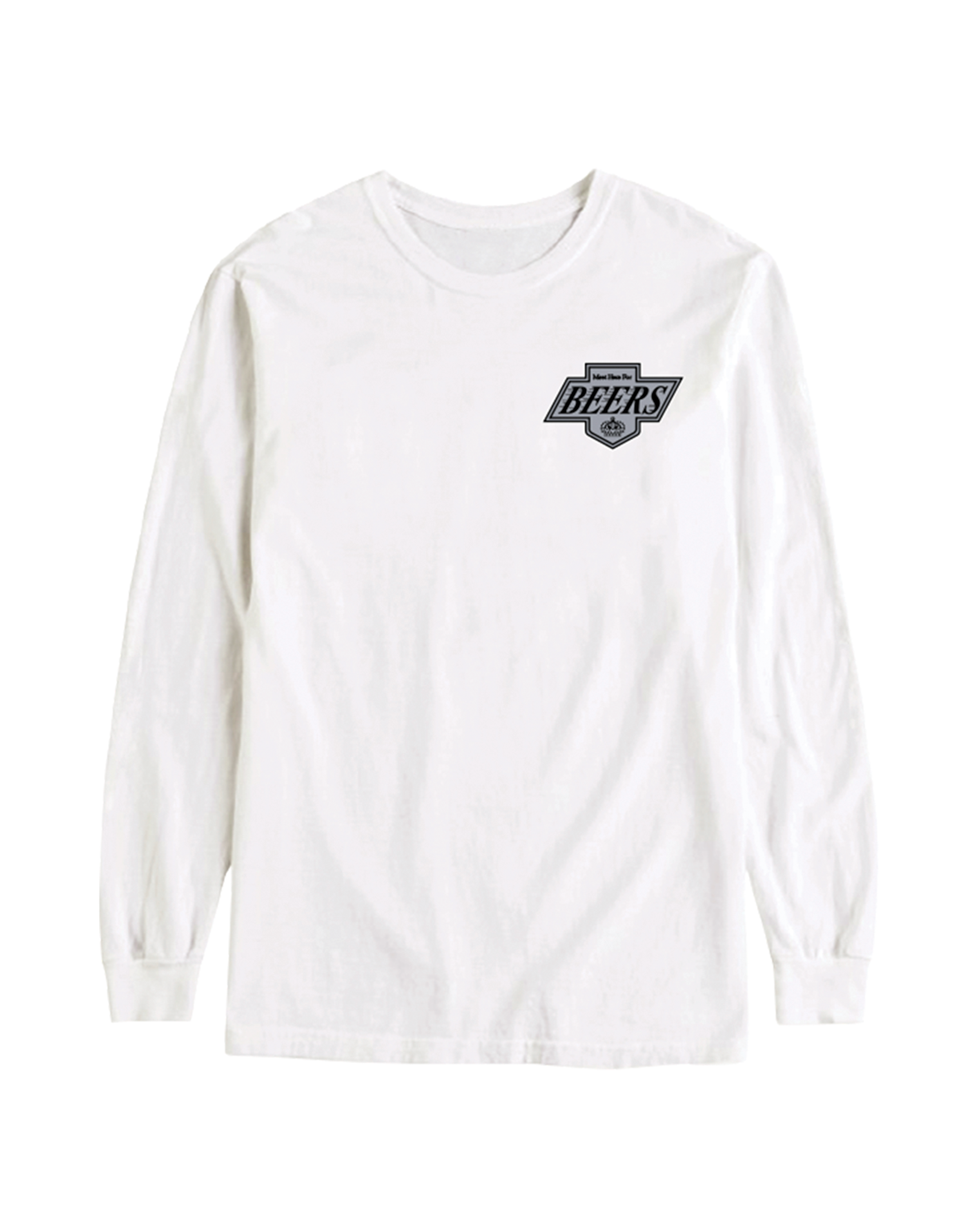 Pucked Up Longsleeve Tee, White