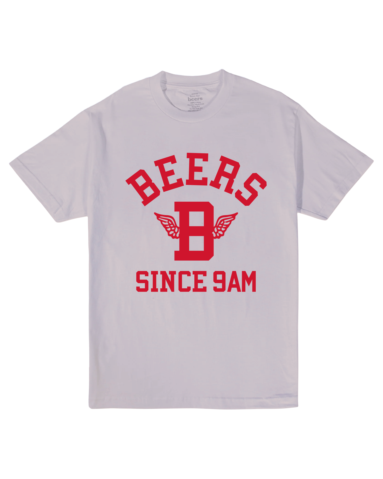 Beers Since 9AM Tee, Gray