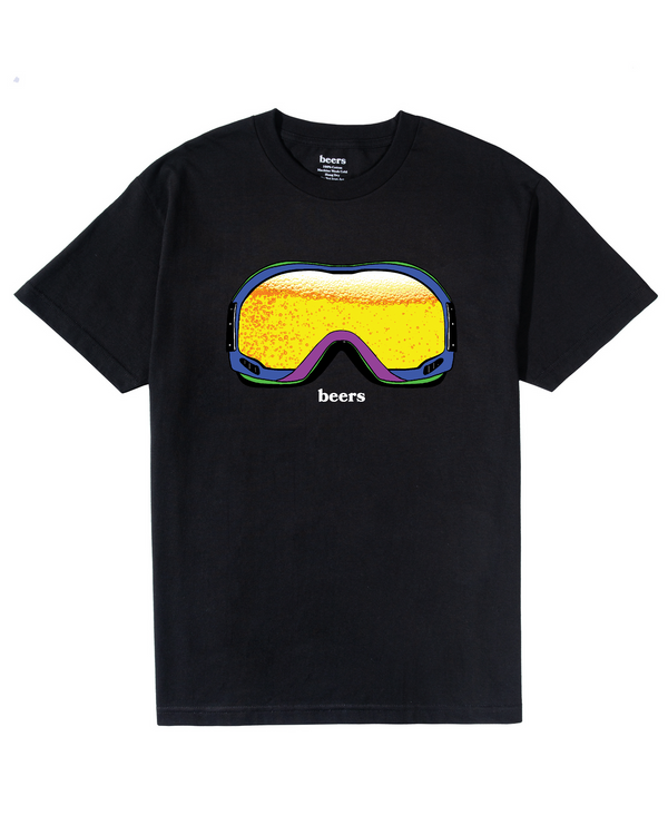 BEER GOGGLES TEE, BLACK