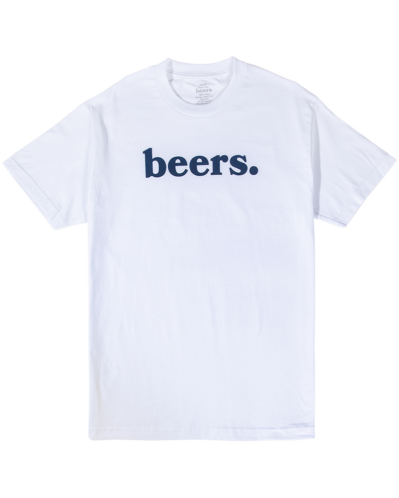 Beers Logo Tee, White