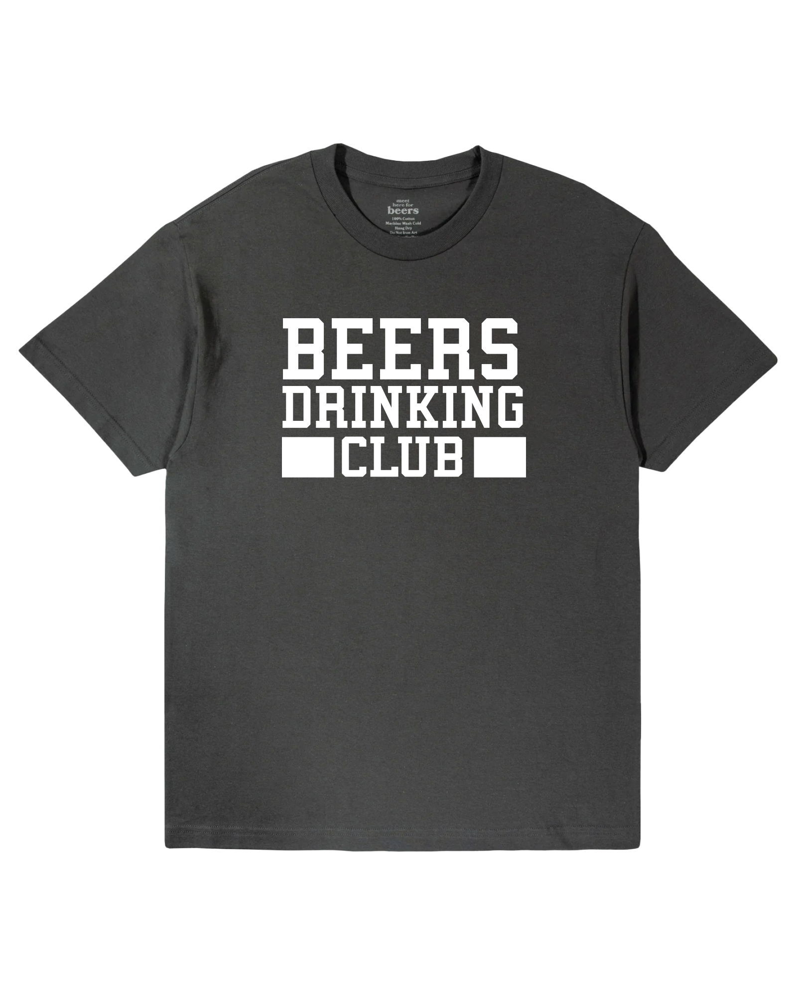 Beers Drinking Club Tee, Black