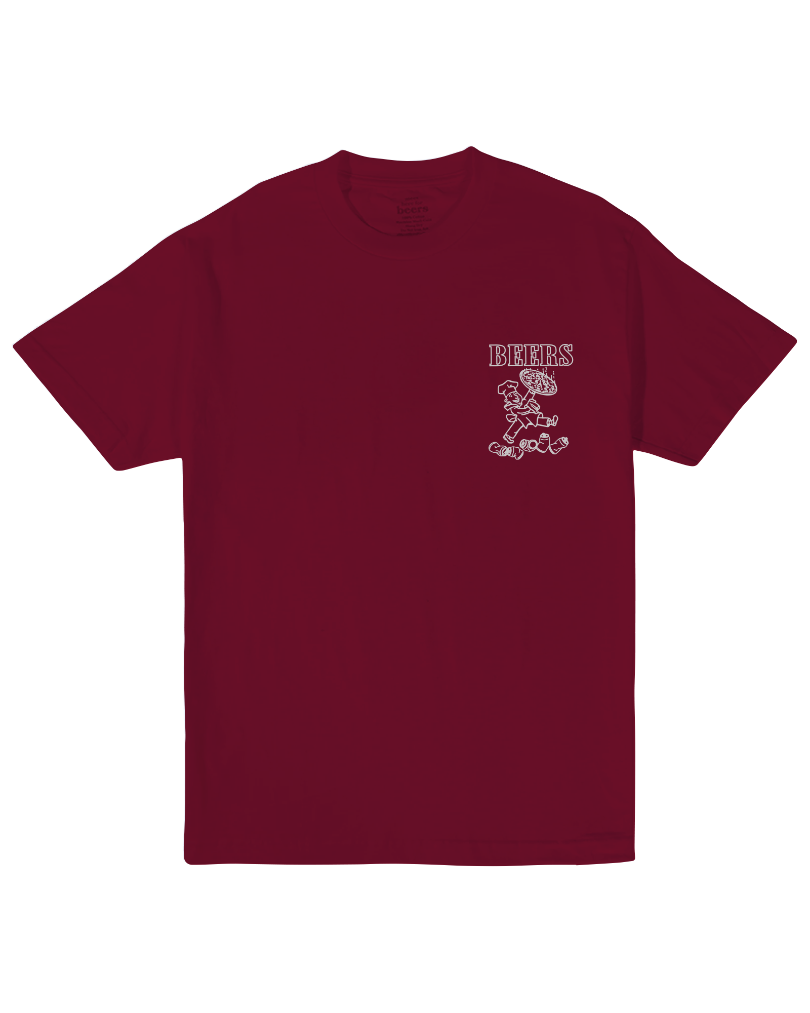 Come For The Pizza Tee, Red