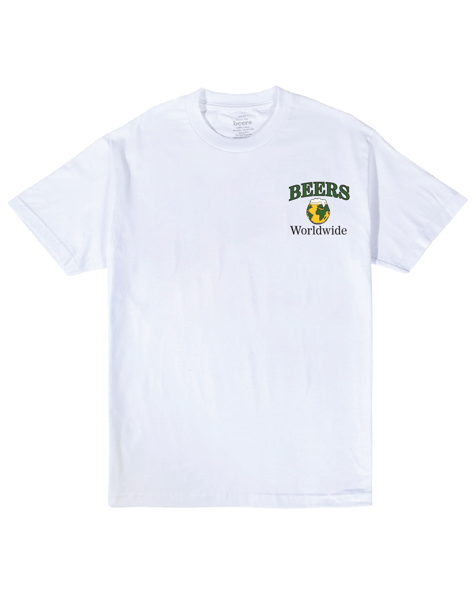 Beers Worldwide Tee, White